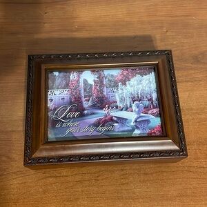 Vintage Sankyo Decorative Wooden Jewelry/Trinket Music Box